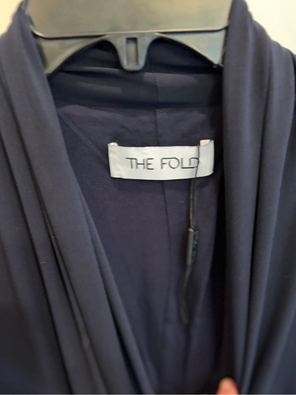 The Fold Women's Navy Wrap Dress